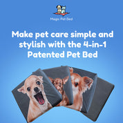 MagicPetBed™ Small With Pet Prints